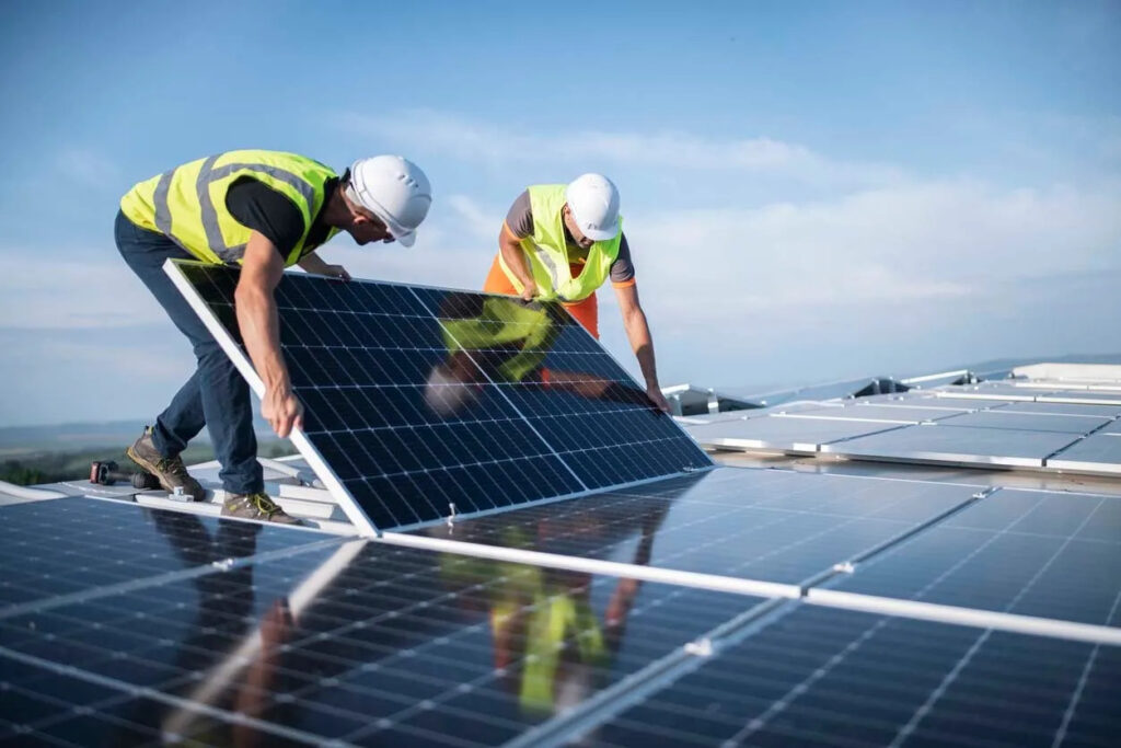 Solar panel installation via XKJM Genset Solutions